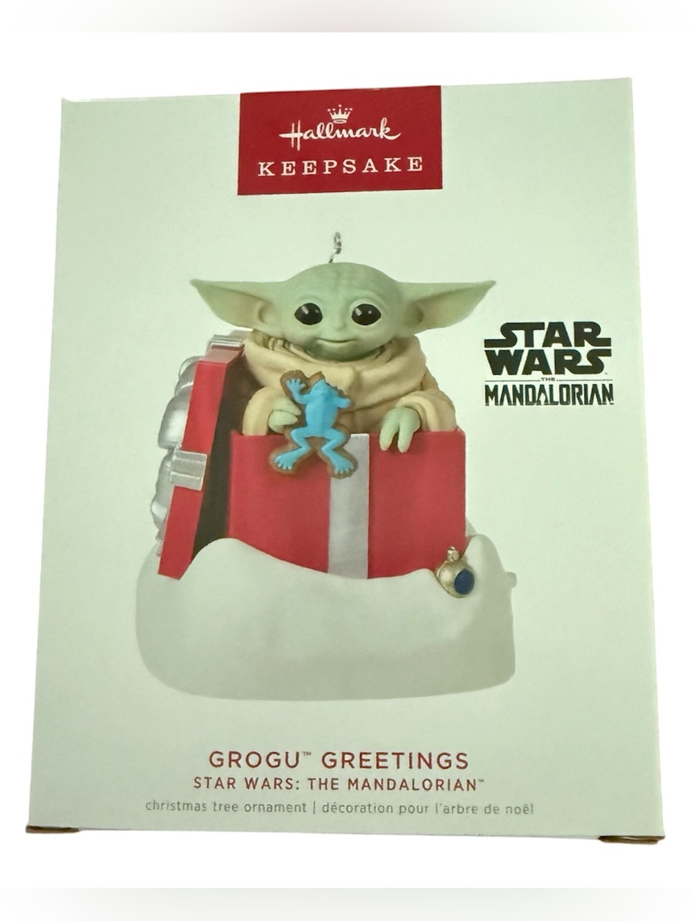 Hallmark Keepsake Grogu Greetings Star Wars Mandalorian Ornament
